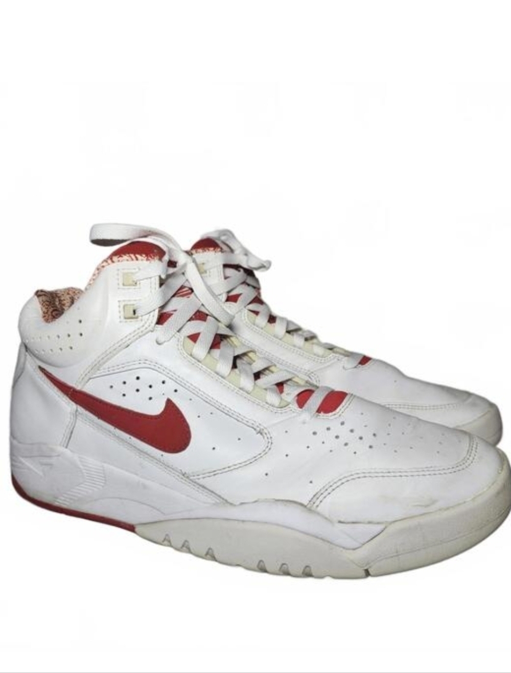 Nike Men Air Flight Lite Mid Scottie Pippen Basketball Sneakers White Size 11